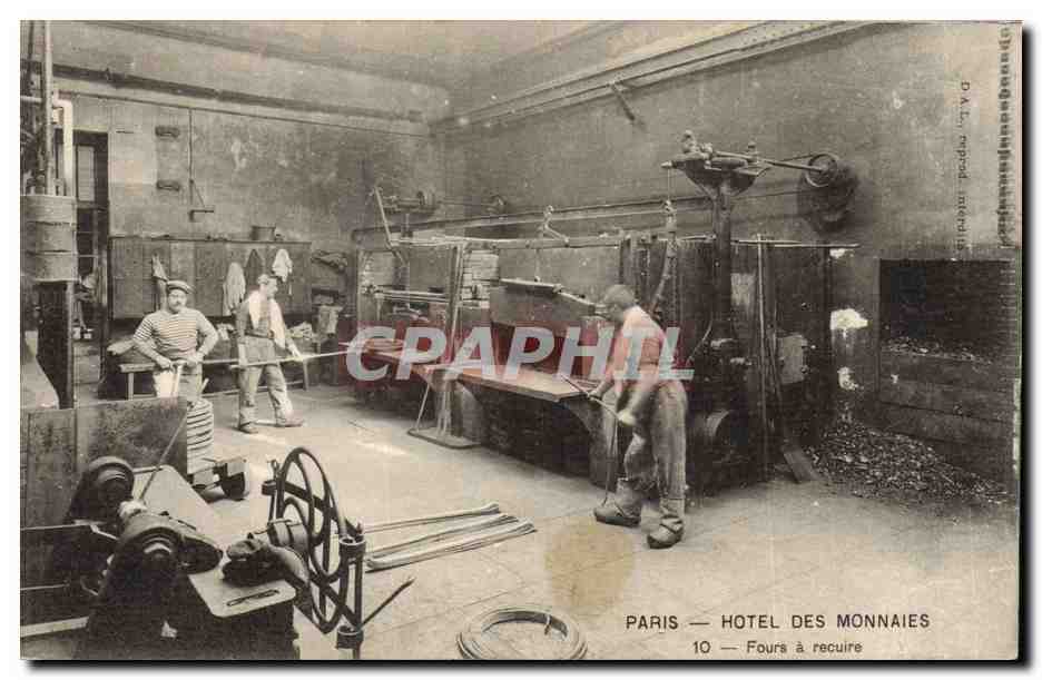 CPA Paris Hotel des Monnaies Fours a recuire 