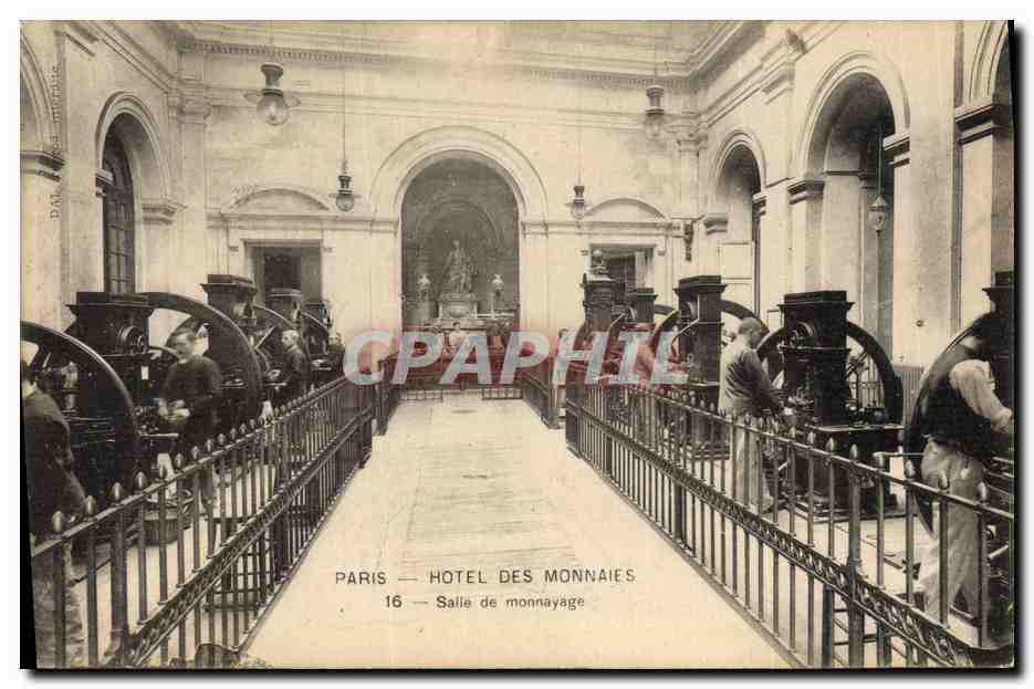 Paris — Hôtel des Monnaies — Salle de monnayage