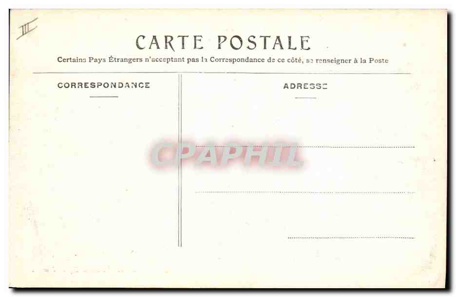 CPA Militaria Sous la tente — Rückseite