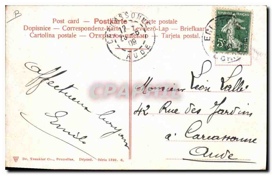 CPA Militaria Guides — Verso