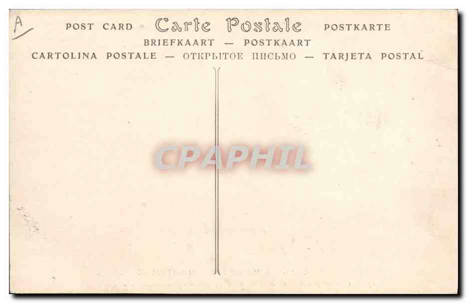 CPA Militaria Grandes manoeuvres d'automne Officiers prussiens en mission sur le terrain d'operations — Verso