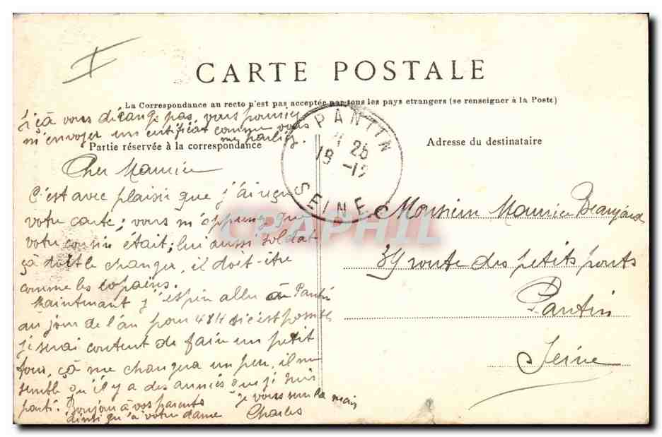 CPA Militaria Un campement  — Rückseite