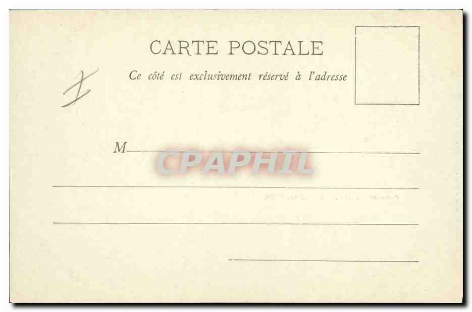 CPA Militaria Camp de Chalons Defile en 1896 Chevaux Cheval — Rückseite
