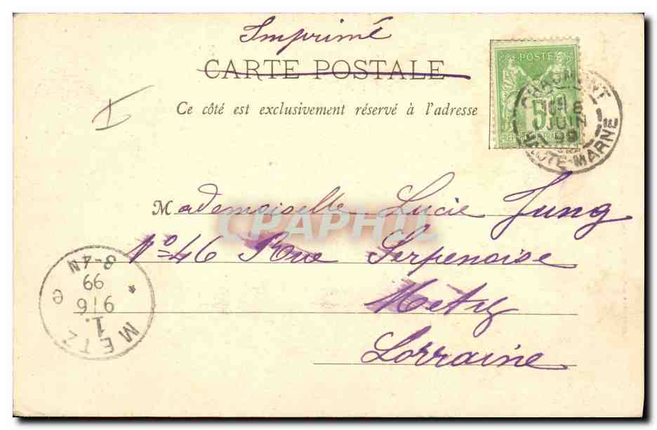 CPA Militaria Dejeuner sur l'herbe — Verso