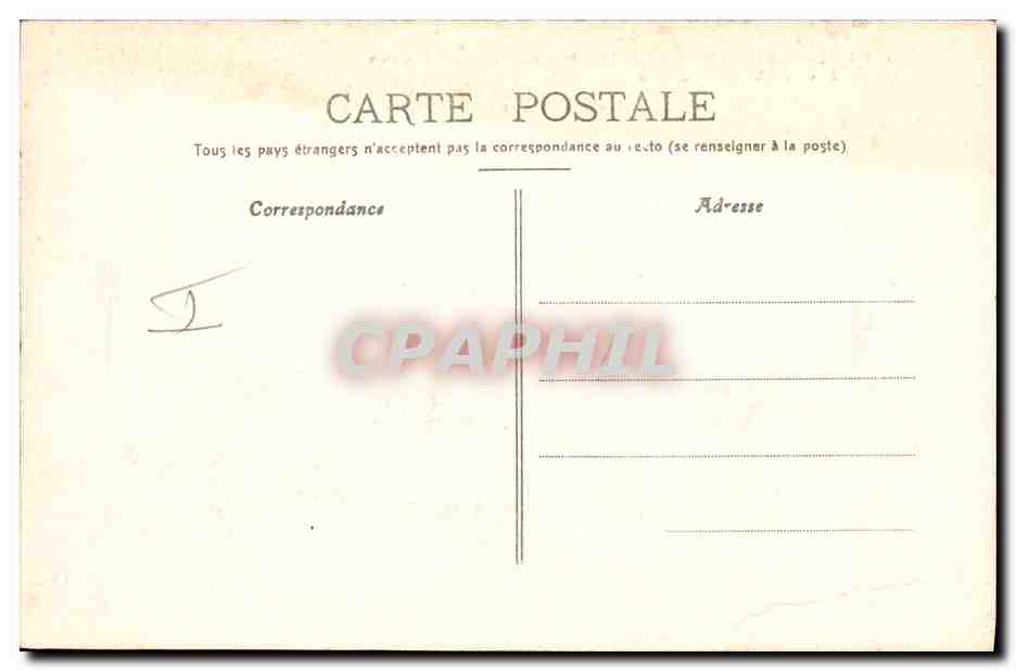 Grandes Manœuvres 1909 — Corvée de vivres en Bourbonnais — Reverso