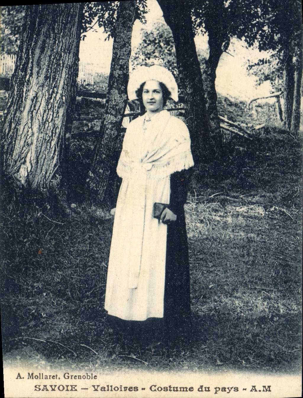 CPA Folklore Savoie Valloires Costume du pays