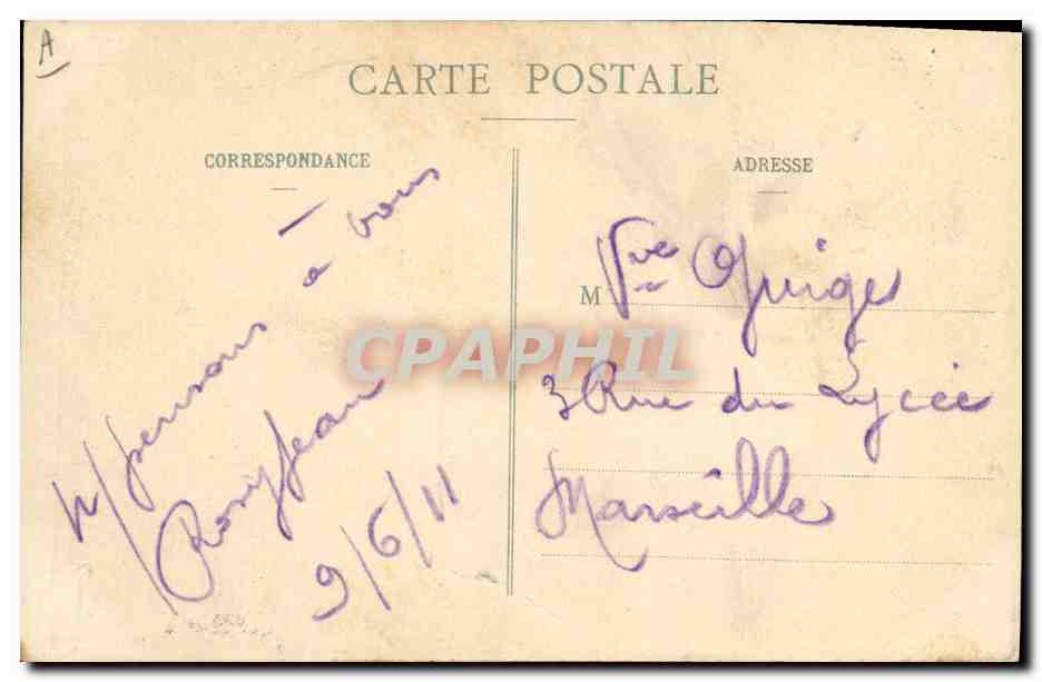 CPA Folklore Costumes de Savoie Haute Maurienne — Verso