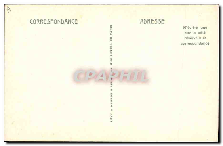 CPA Folklore Costumes de Savoie Areches  — Verso