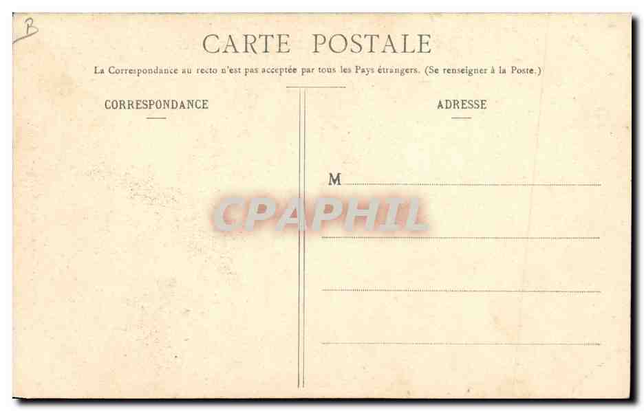 CPA Folklore Costumes de Savoie Megeve  — Verso