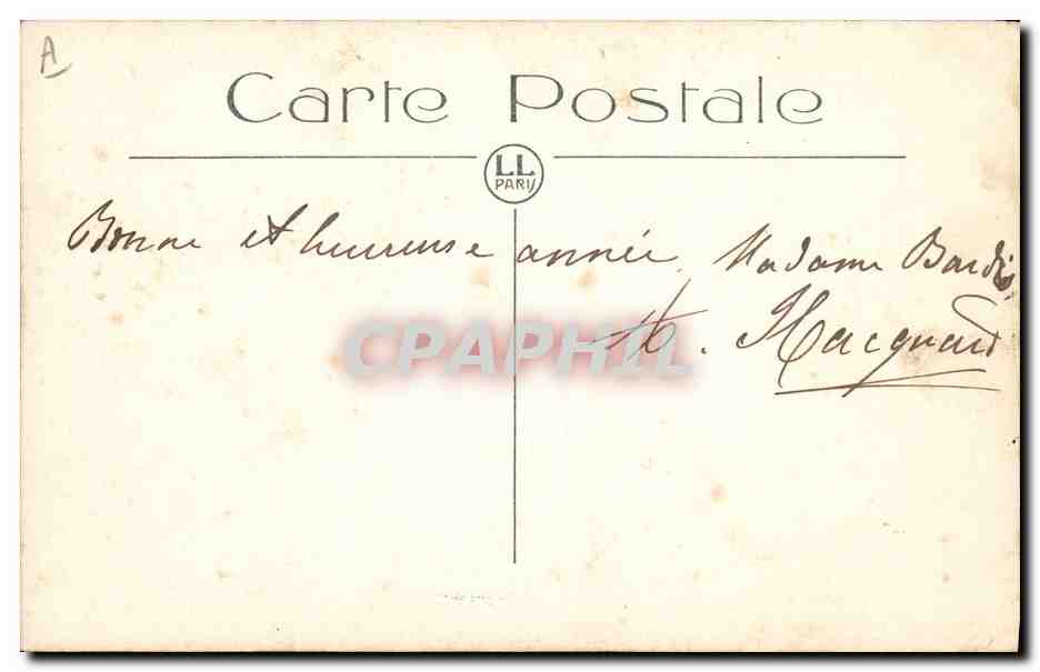 CPA Folklore Costumes de Savoie Samoens  — Verso