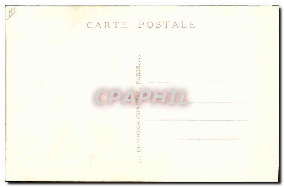 CPM Cinema Bernard Lancret — Rückseite