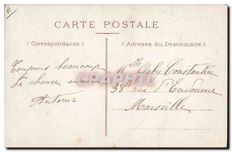 CPA Enfant Boite aux lettres — Rückseite