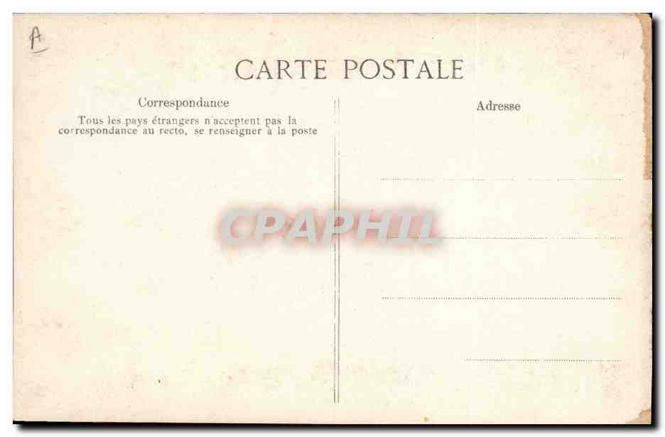 CPA Le secret du timbre Femme Boite aux lettres Semeuse — Rückseite