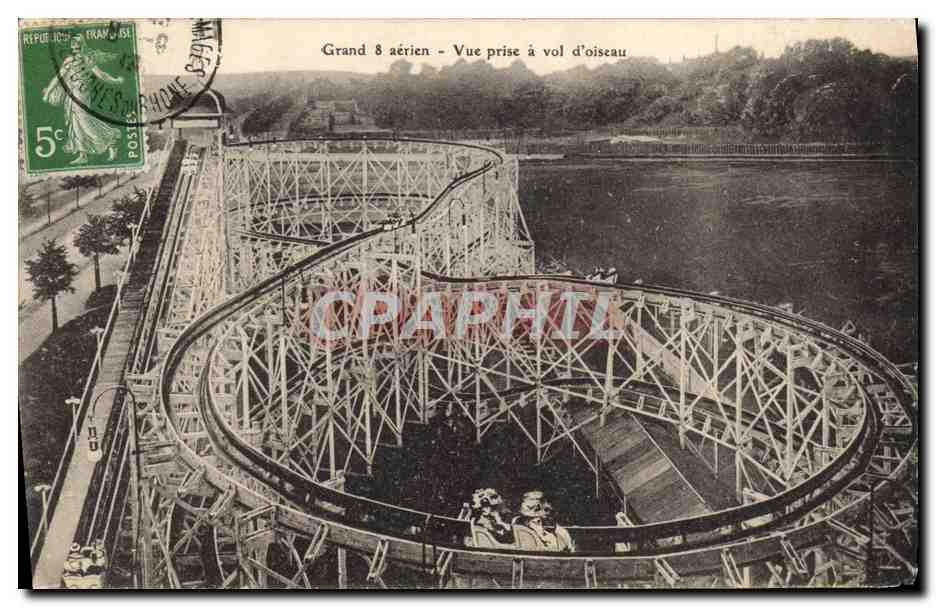 Grand 8 aérien — Vue prise à vol d’oiseau — Éditeur : CPAPHIL