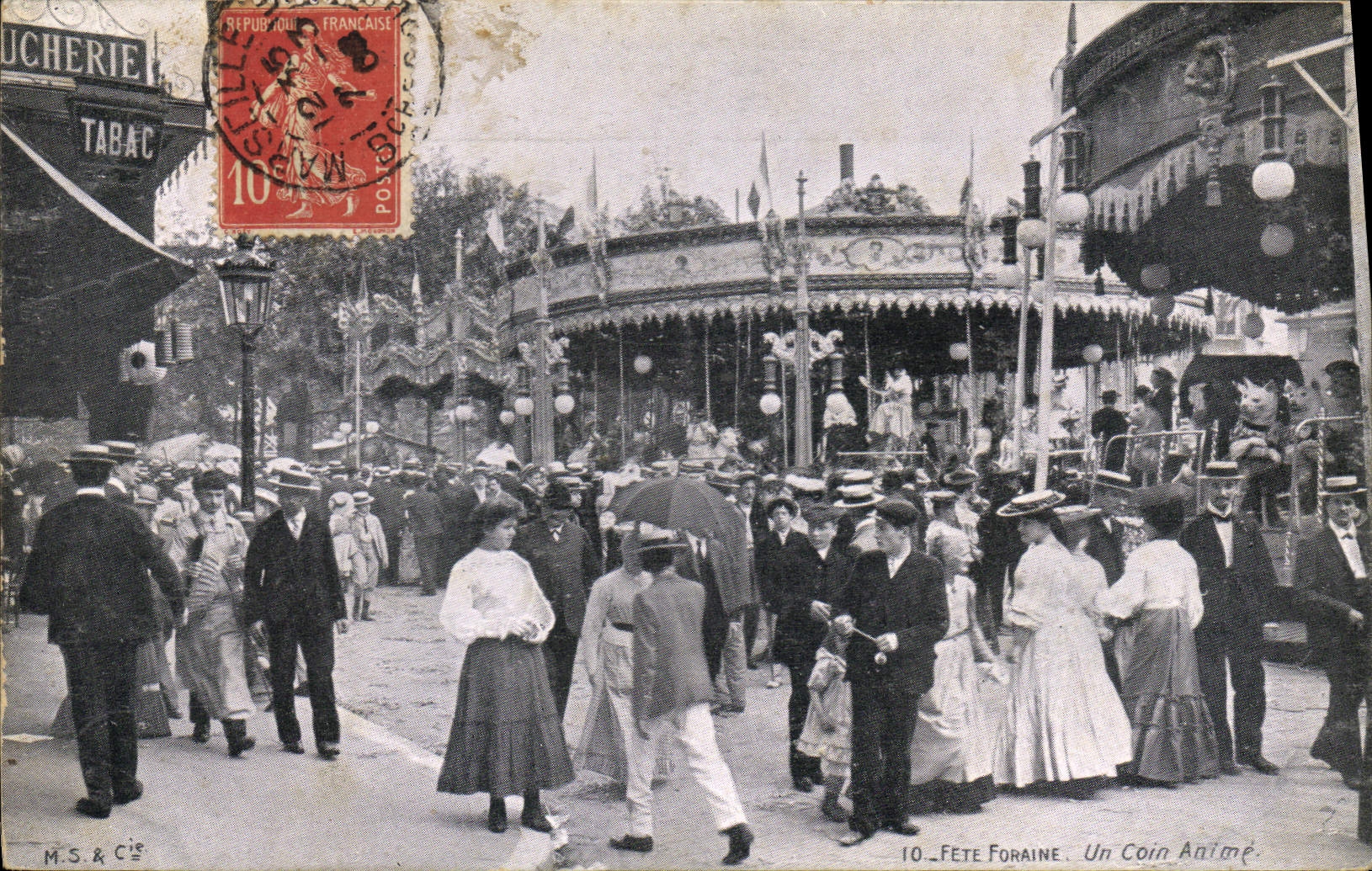 Fête Foraine — Un Coin Animé — M.S. & Cie