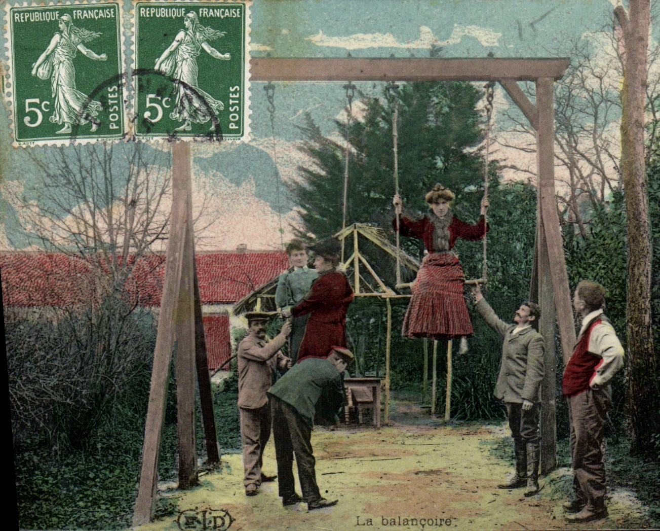 La balançoire — scène de jeux en extérieur — éditeur ELD