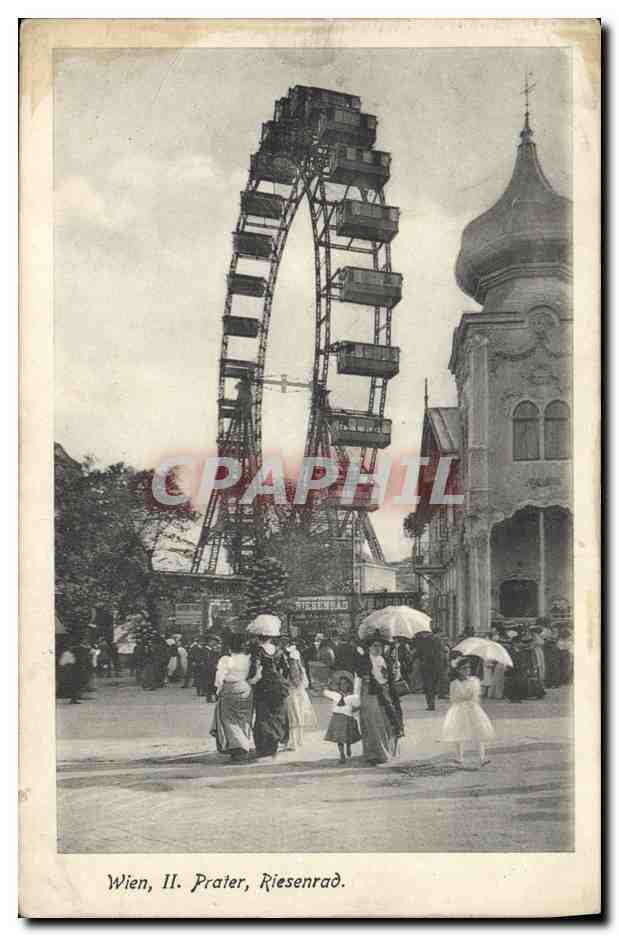 CPA Fete Foraine Wien Prater Riesenrad