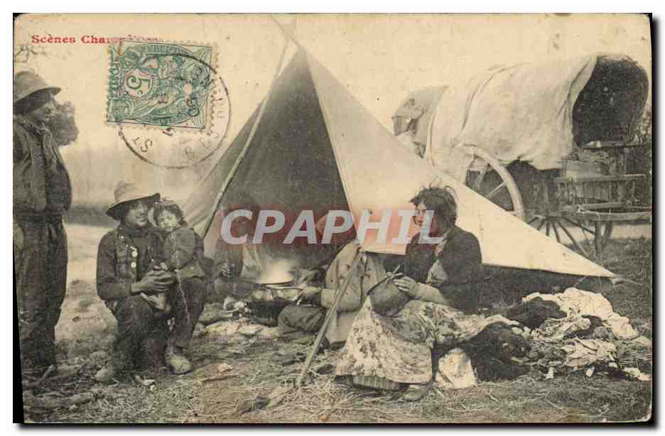 CPA Bohemiens Gitan