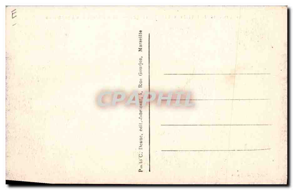 Les Saintes-Maries-de-la-Mer (Camargue) — Campement des Bohémiens — C. Deaune, éditeur — Verso