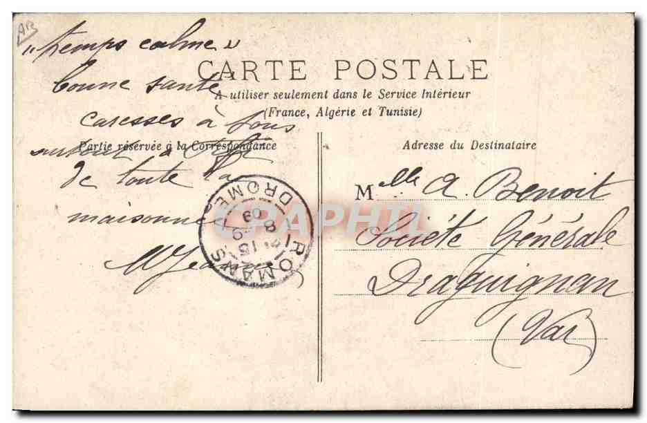 CPA Les bohemiens Gitan — Verso