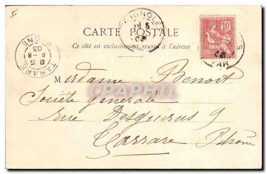 CPA La bohemienne Gitan — Verso