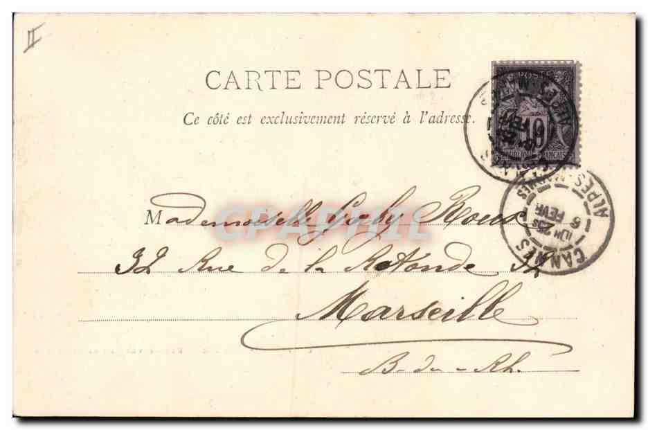 Cannes - DÉBARCADÈRE DE LA CROISSETTE — Éditeur G. P. L. M. — Reverso