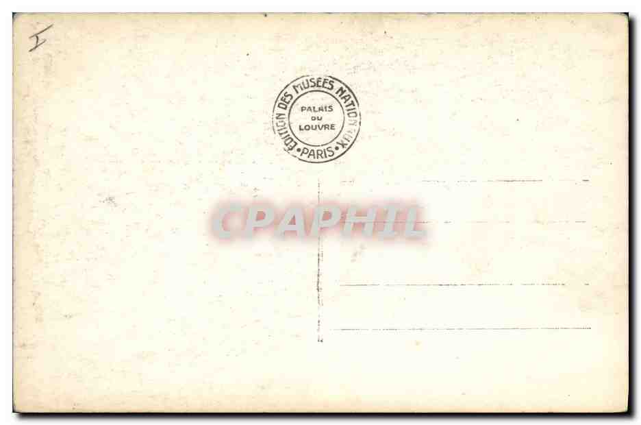 CPA Histoire Napoleon 1er Chateau de Malmaison Isabey Bonaparte 1er consul — Rückseite
