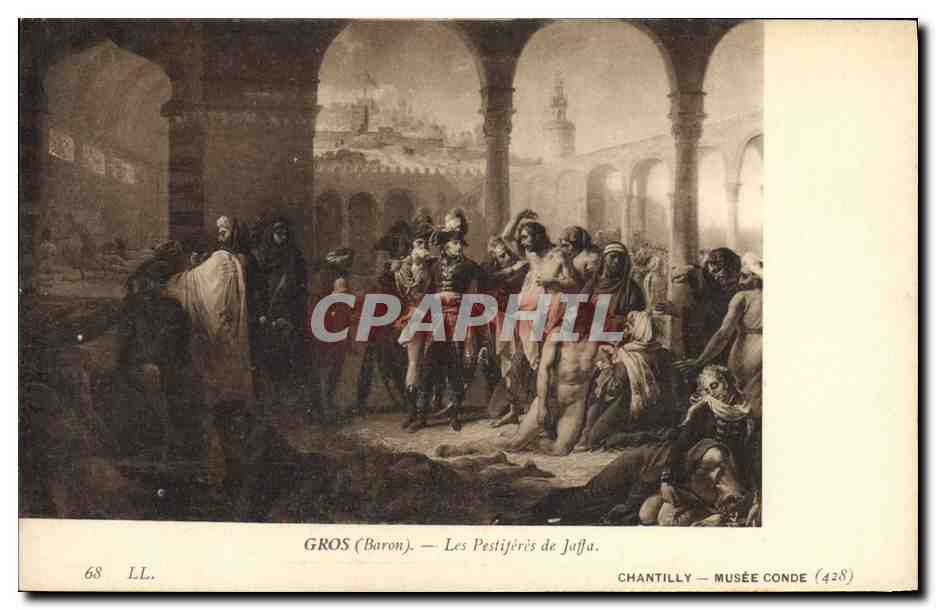 CPA Histoire Napoleon 1er Gros Les pestiferes de Jaffa Chantilly Musee Conde