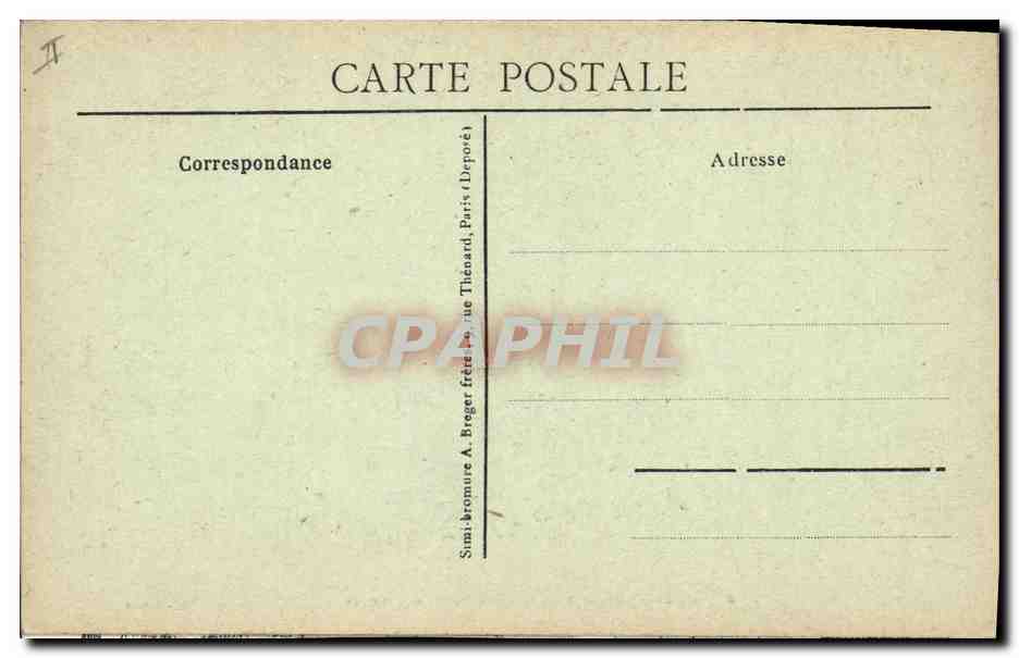 CPA Histoire Napoleon 1er Hell hounds rallying round the idol of France Chiens — Rückseite