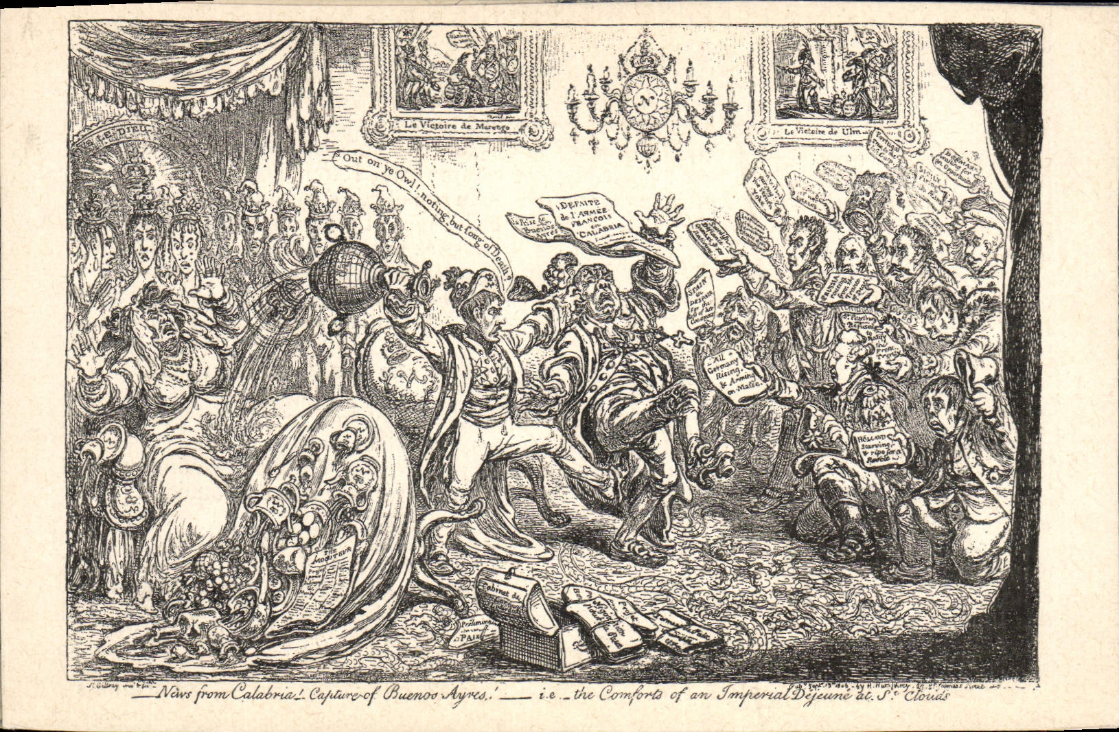 CPA Histoire Napoleon 1er Nouvelles de la calabre prise de Buenos Ayres Argentine Argentina