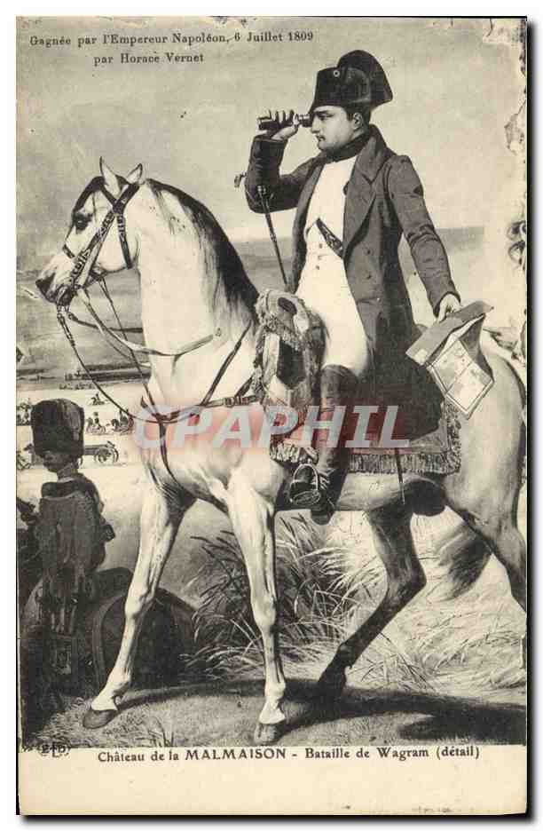 CPA Histoire Napoleon 1er Chateau de la Malmaison Bataille de Wagram