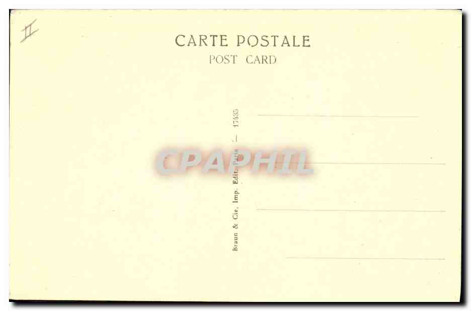 CPA Histoire Napoleon 1er Musee Premier Consul — Rückseite