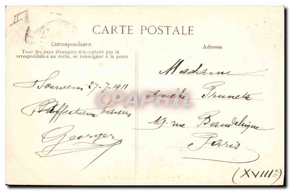 CPA Histoire Napoleon 1er et les enfants de Murat — Rückseite