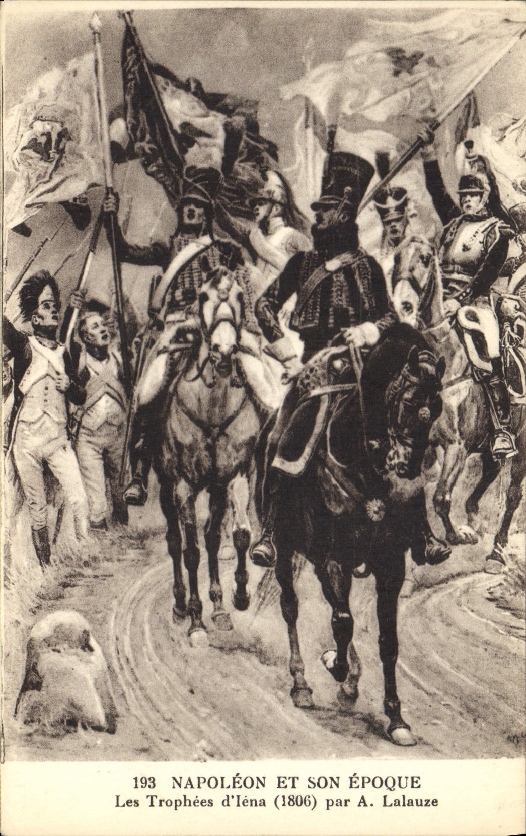 CPA Histoire Napoleon 1er Les trophees d'Iena par Lalauze Militaria