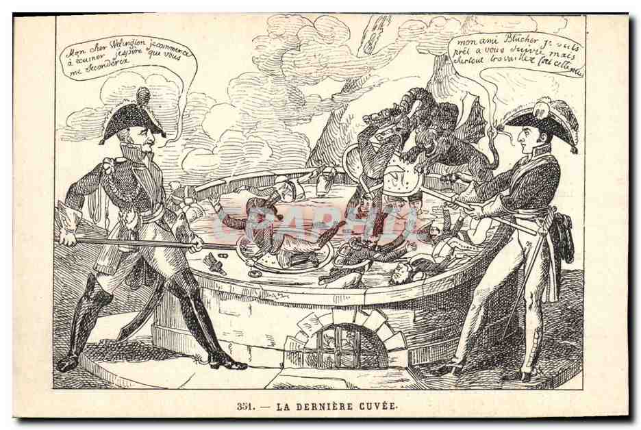 CPA Histoire Napoleon 1er La derniere cuvee
