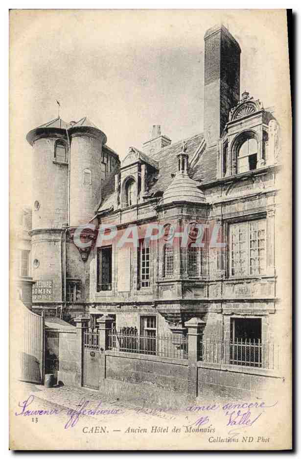 CPA Banque Caen Ancien Hotel des monnaies