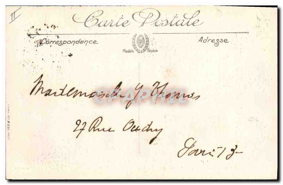 CPA Banque Avignon Ancien hotel des monnaies — Rückseite