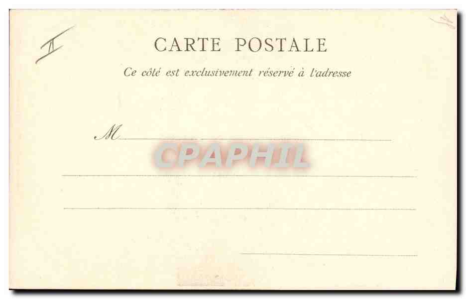 CPA Sainte Genevieve Nanterre sauve Paris de la Cruaute d'Attila — Verso