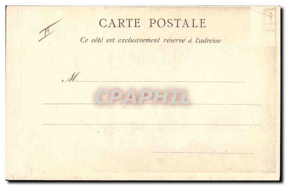 CPA Vercingetorix est charge de chaines — Rückseite