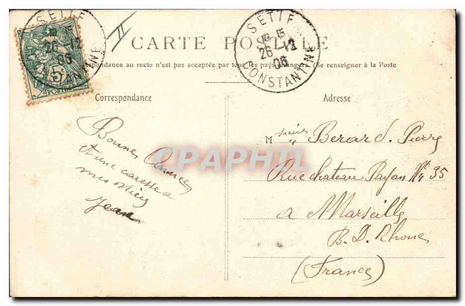 CPA Convoi romain Chariot gaulois Char germain  — Verso