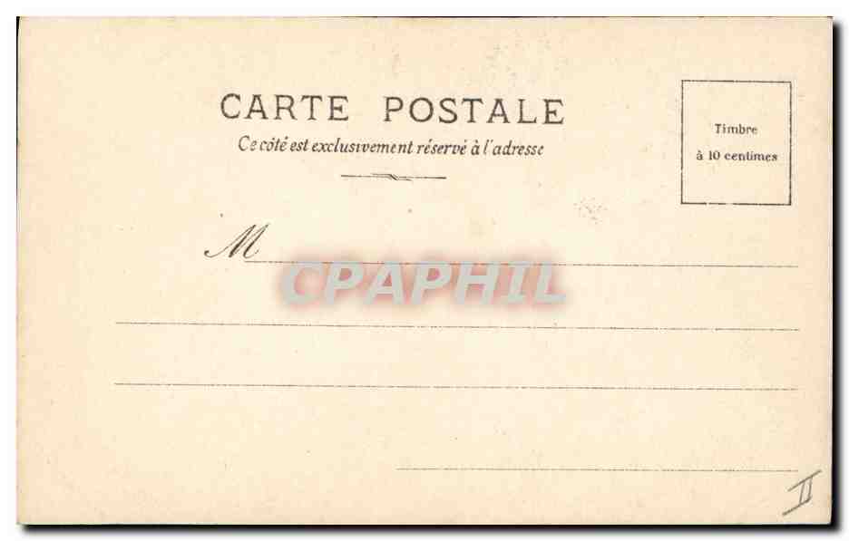 CPA Salon 1901 Motte La cueillette du gui — Rückseite