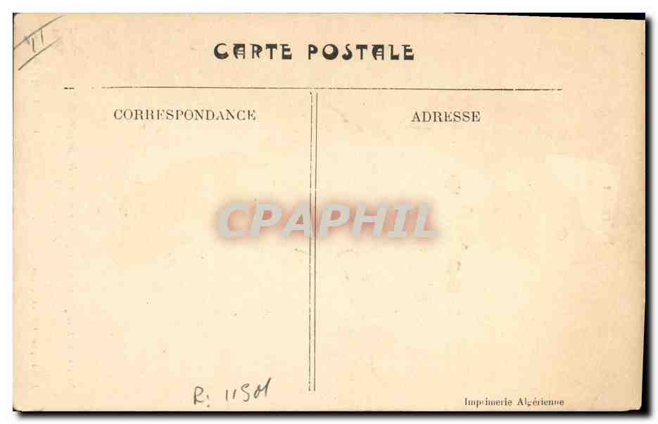 CPA Fantaisie Afrique du Nord Illustrateur Infirmier  — Rückseite