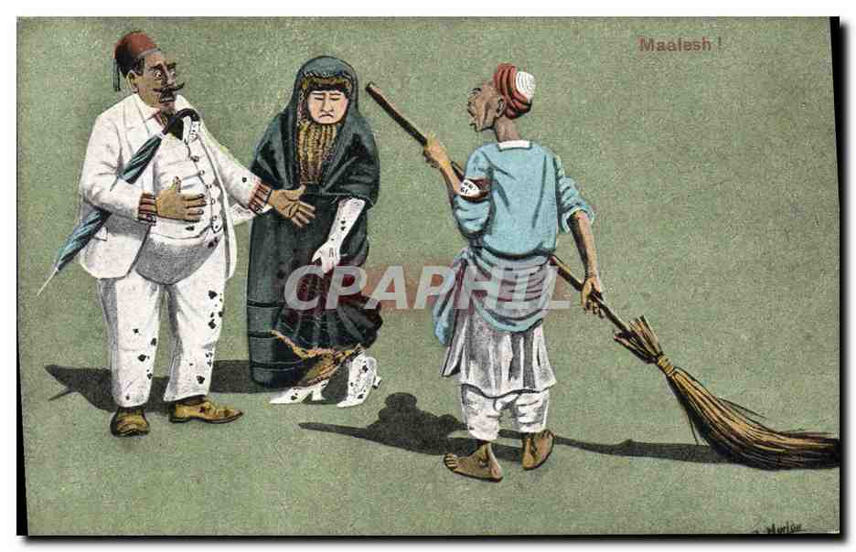 CPA Fantaisie Afrique du Nord Illustrateur Maalesh