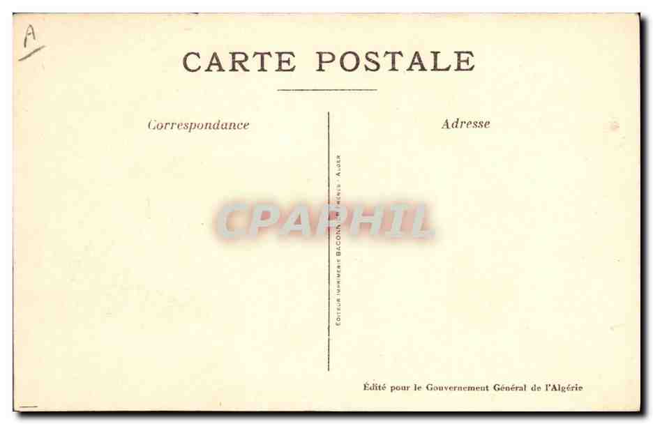 CPA Fantaisie Afrique du Nord Illustrateur Aurassiennes — Rückseite