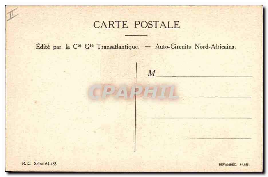 Marchand portant des amphores — illustration — A. Y. Sondoz — Rückseite