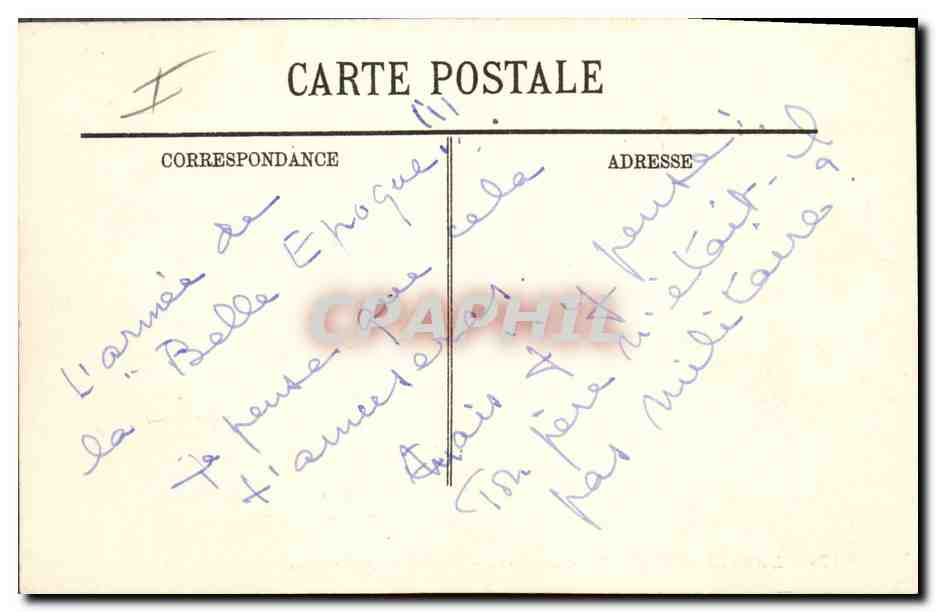 CPA Militaria Artillerie Amenez les Avant trains — Rückseite
