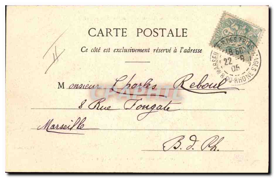 CPA Militaria Les grandes manoeuvres d'armees de 1902 Mise en batterie a Montlaur — Rückseite