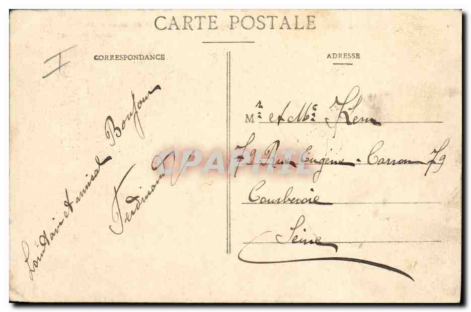 CPA Militaria Camp du Valdahon Cuisines Cantines Tentes du regiment d'infanterie — Rückseite