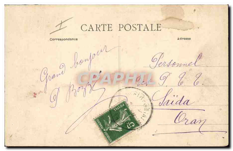 CPA Militaria En manoeuvres Eclaireurs — Rückseite