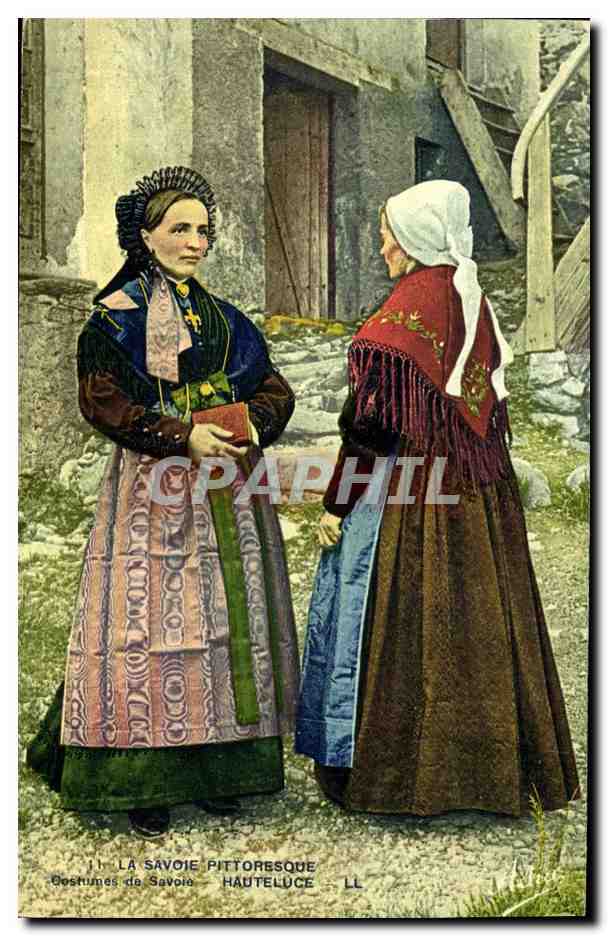 CPA Folklore Savoie Hauteluce
